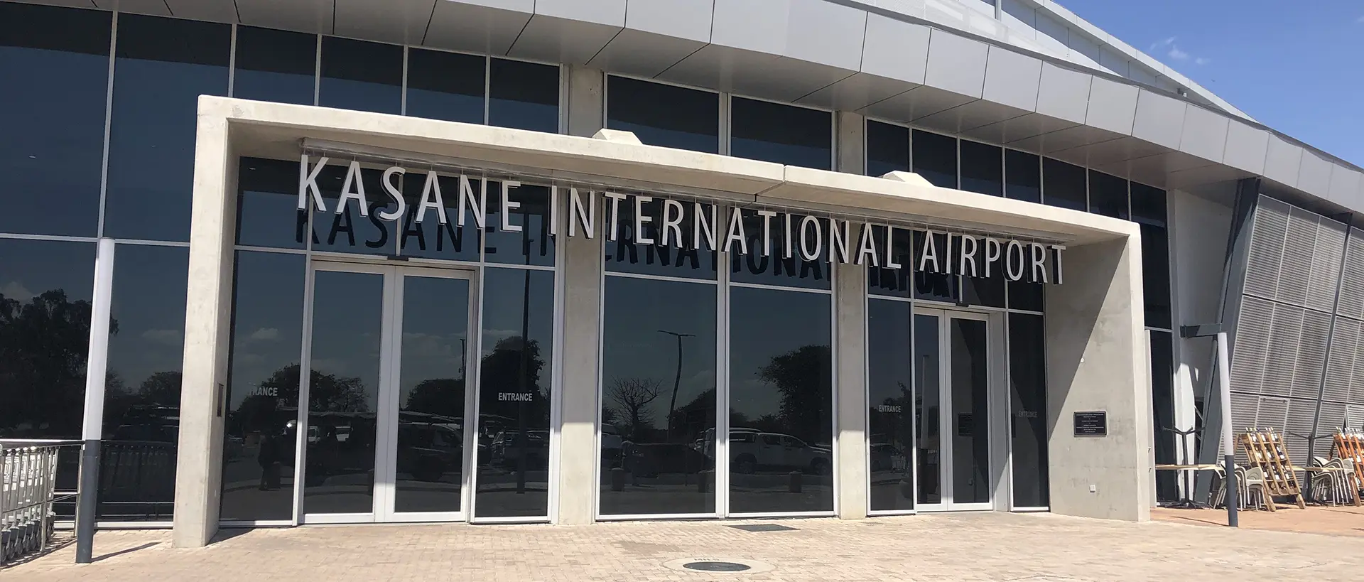 Kasane airport exterior